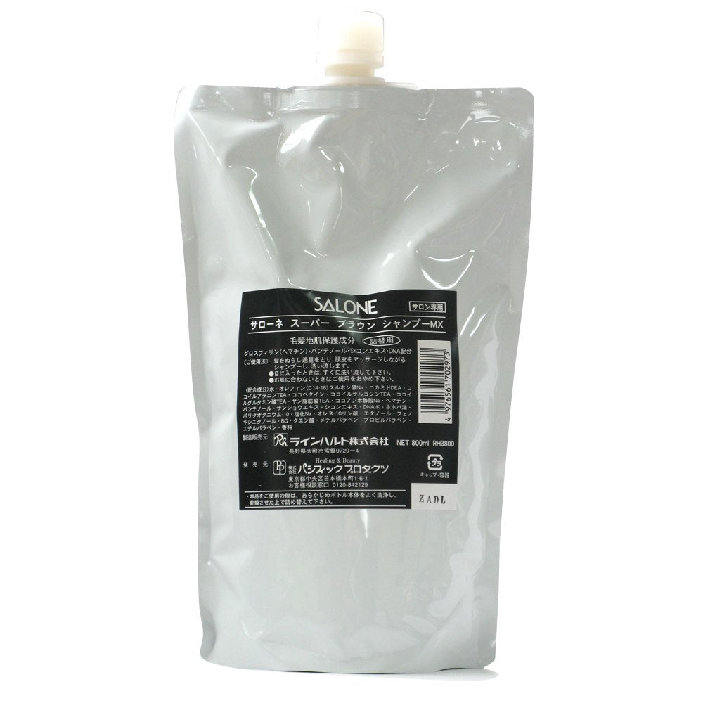 Pacific Products Salone Super Brown MX Shampoo Refill 800ml