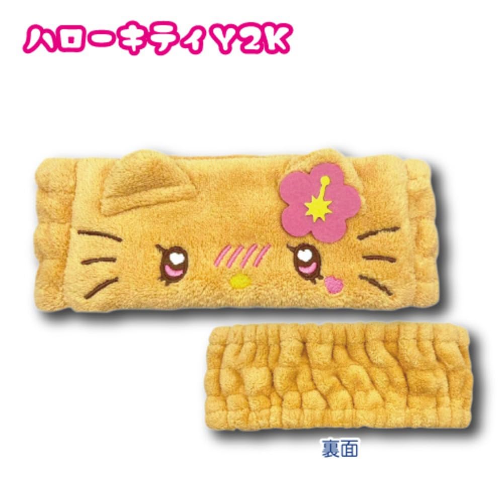 Hatakeyamashoji Hello Kitty Hair Band Y2K Style in Black and White