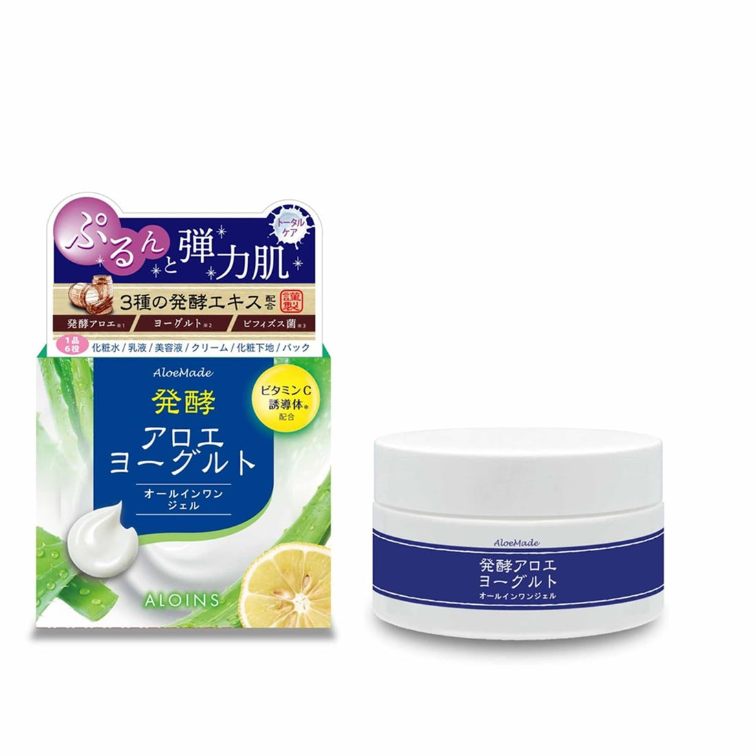 Aloe Maid Fermented Gel AY All-in-One 100g with Aloe Yogurt Scent