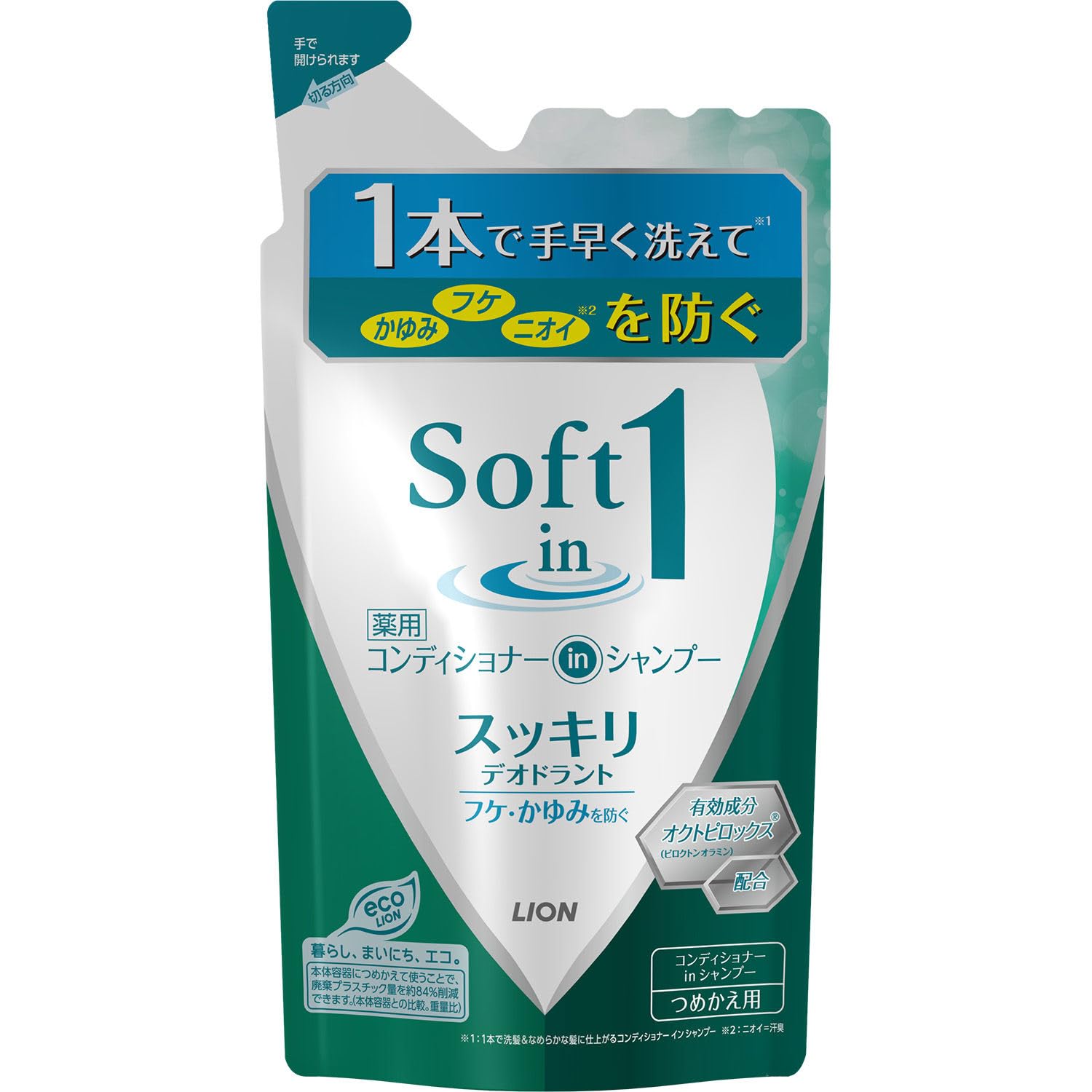 Soft One Refreshing Refill 370mL for Japanese Skincare Routine