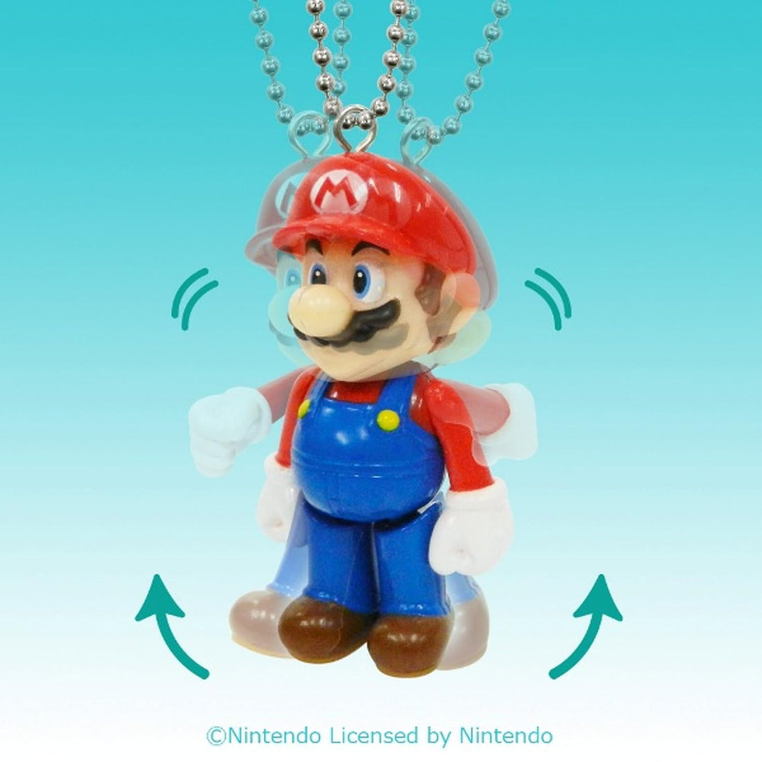 Morimotosangyou Super Mario Swing Mascot Ver.2 Luigi Figure 35x63x25mm