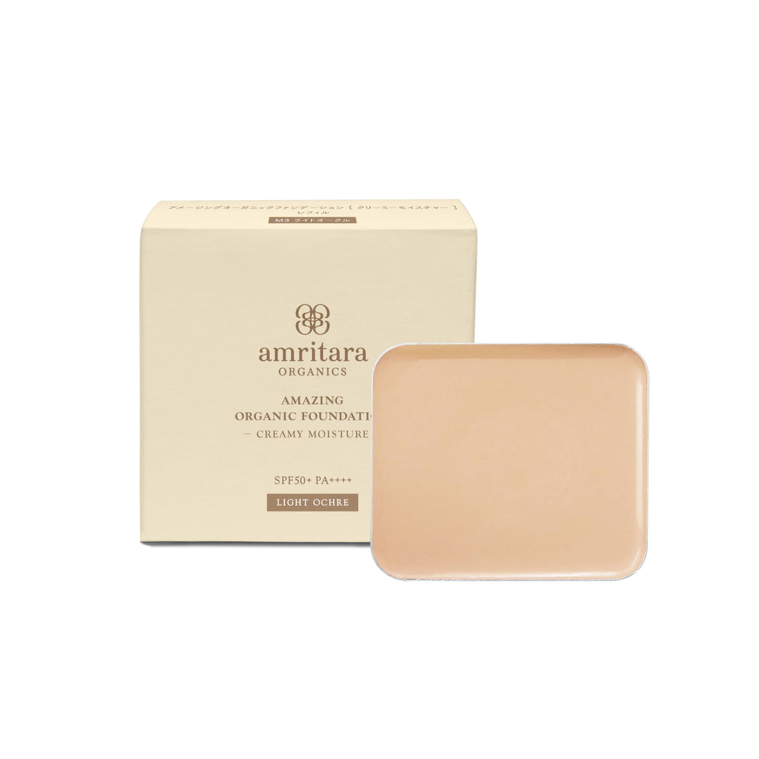 Amritara Amazing Organic Foundation Creamy Moisture Refill M3 Light Ocher