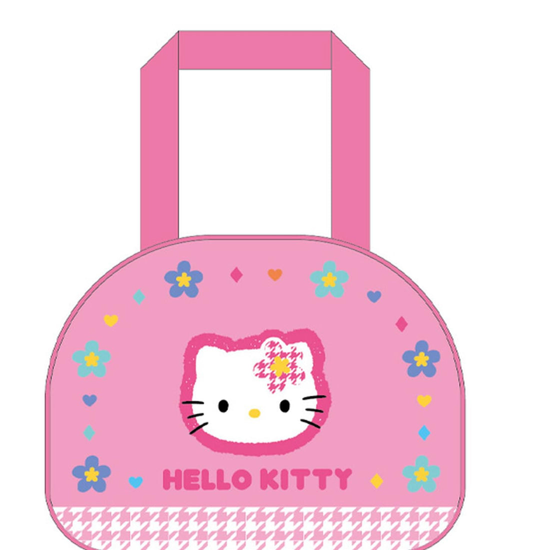 K-Company Sanrio Characters Kids Vinyl Boston Bag Hello Kitty H21xW27.5xD10.6cm