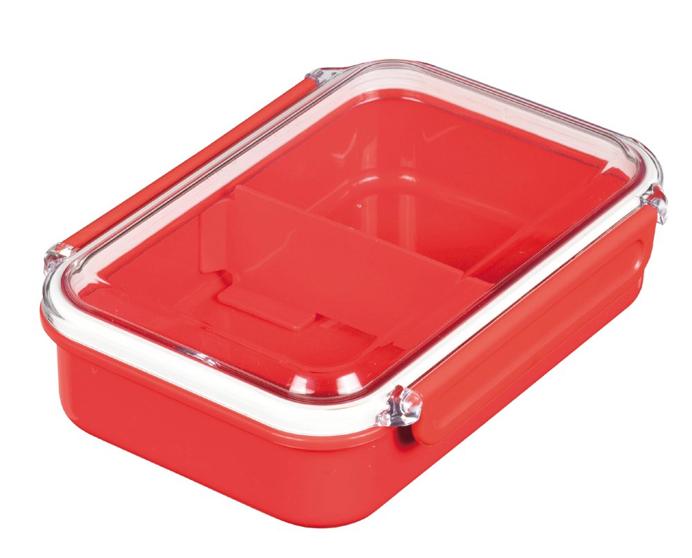 Paarukinzoku Lunch Box Bento Box 650ml Red Made in Japan