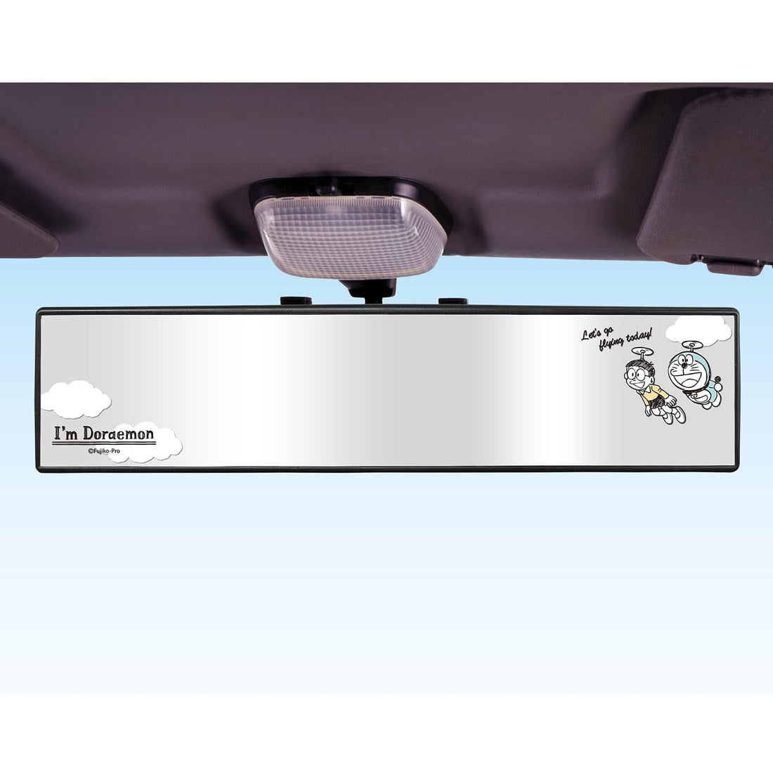Meiho Wide Mirror Room Mirror DE023 for Cars Easy Installation