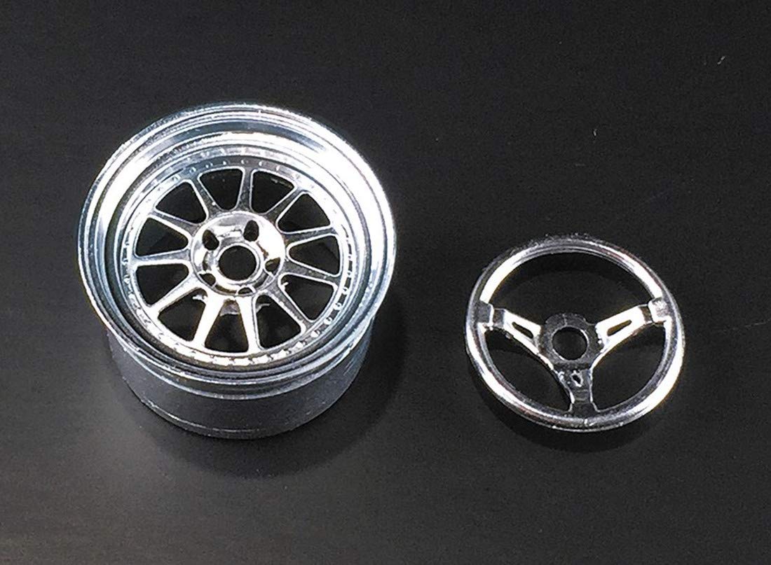 ASUKAMODEL 1/24 Orange Wheels Forged Matte Finish Model Parts