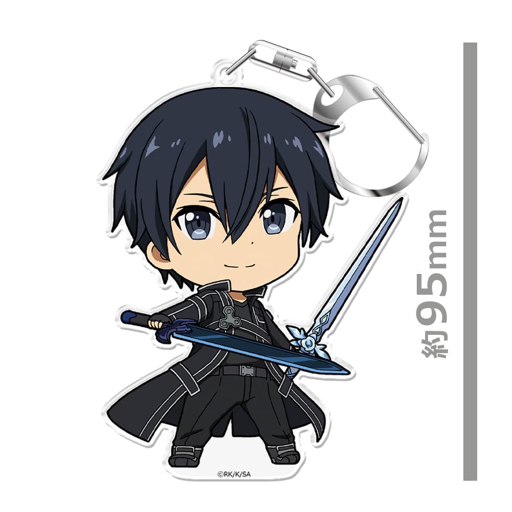 azumaker Sword Art Online Keychain Stand Kirito Figure Collectible