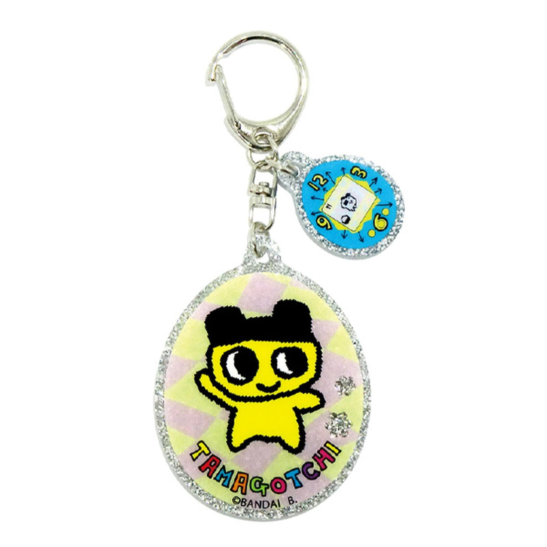 BANDAI Tamagotchi Acrylic Keychain Mamecchi Collectible
