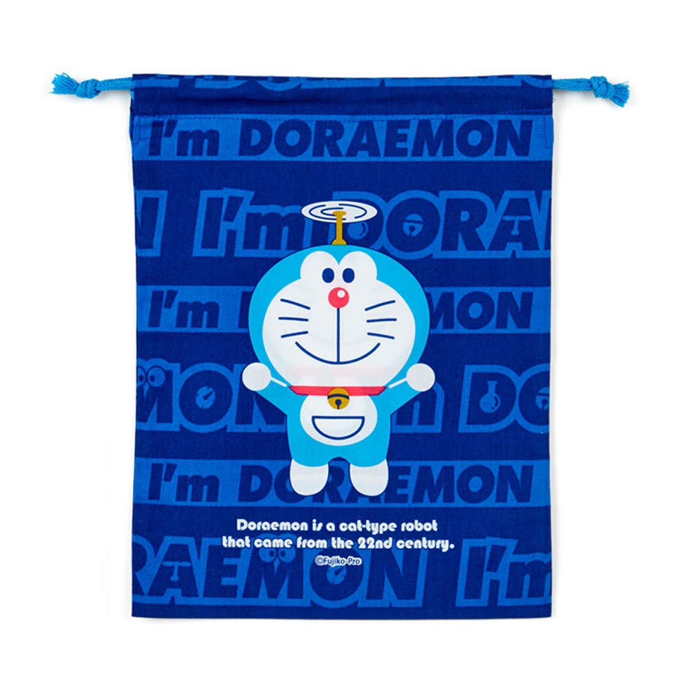 SANRIO Doraemon M Size Drawstring Pouch for Collectors