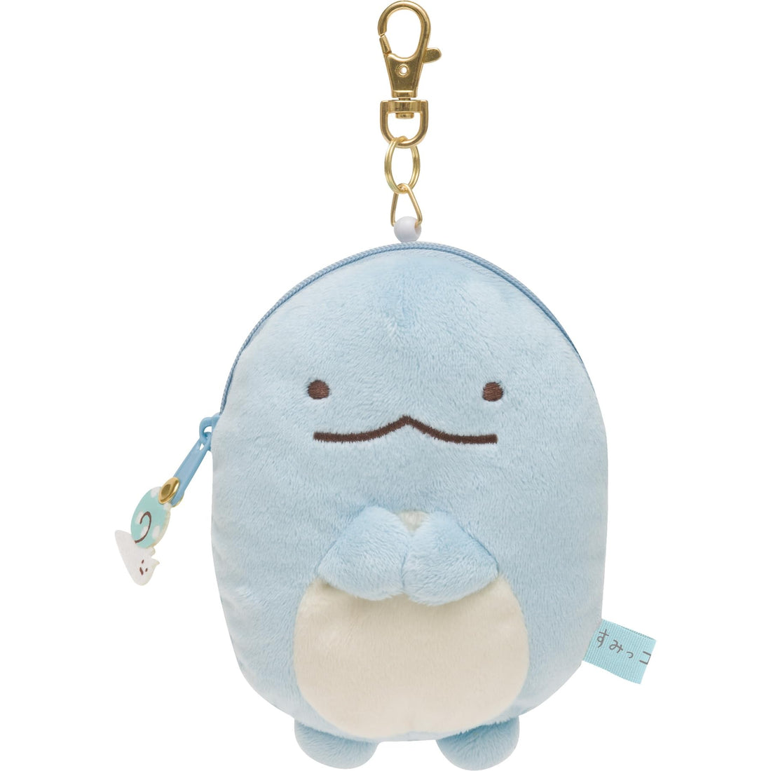 San-X Sumikko Gurashi Plush Pass Case with Reel 14.5x11.5cm