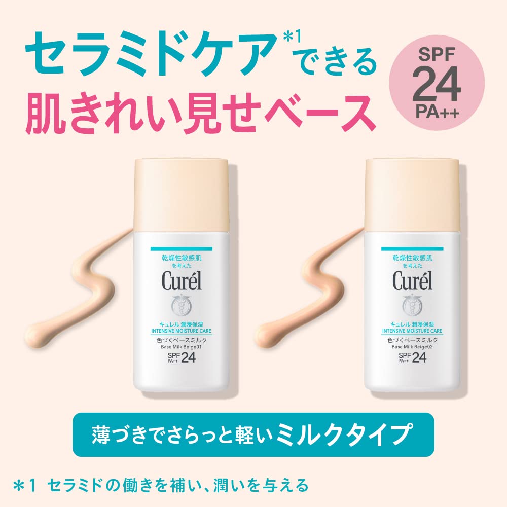 Curel BB Milk Natural Skin Tone BB Cream 30ml for Japanese Skincare