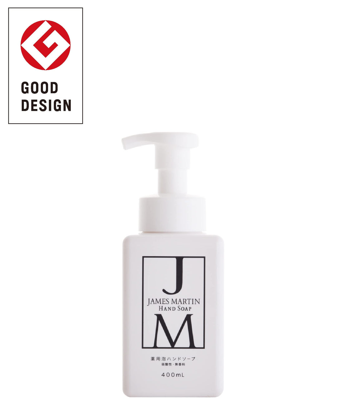 JAMES MARTIN Foaming Hand Soap 400ml with Naturally Derived Ingredients
