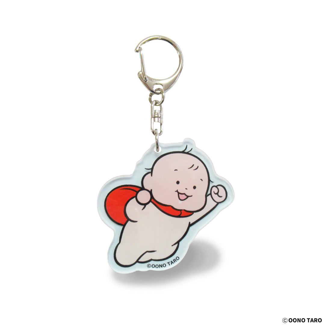 Morisaka Global Acrylic Keychain Baby Hero 7x7cm