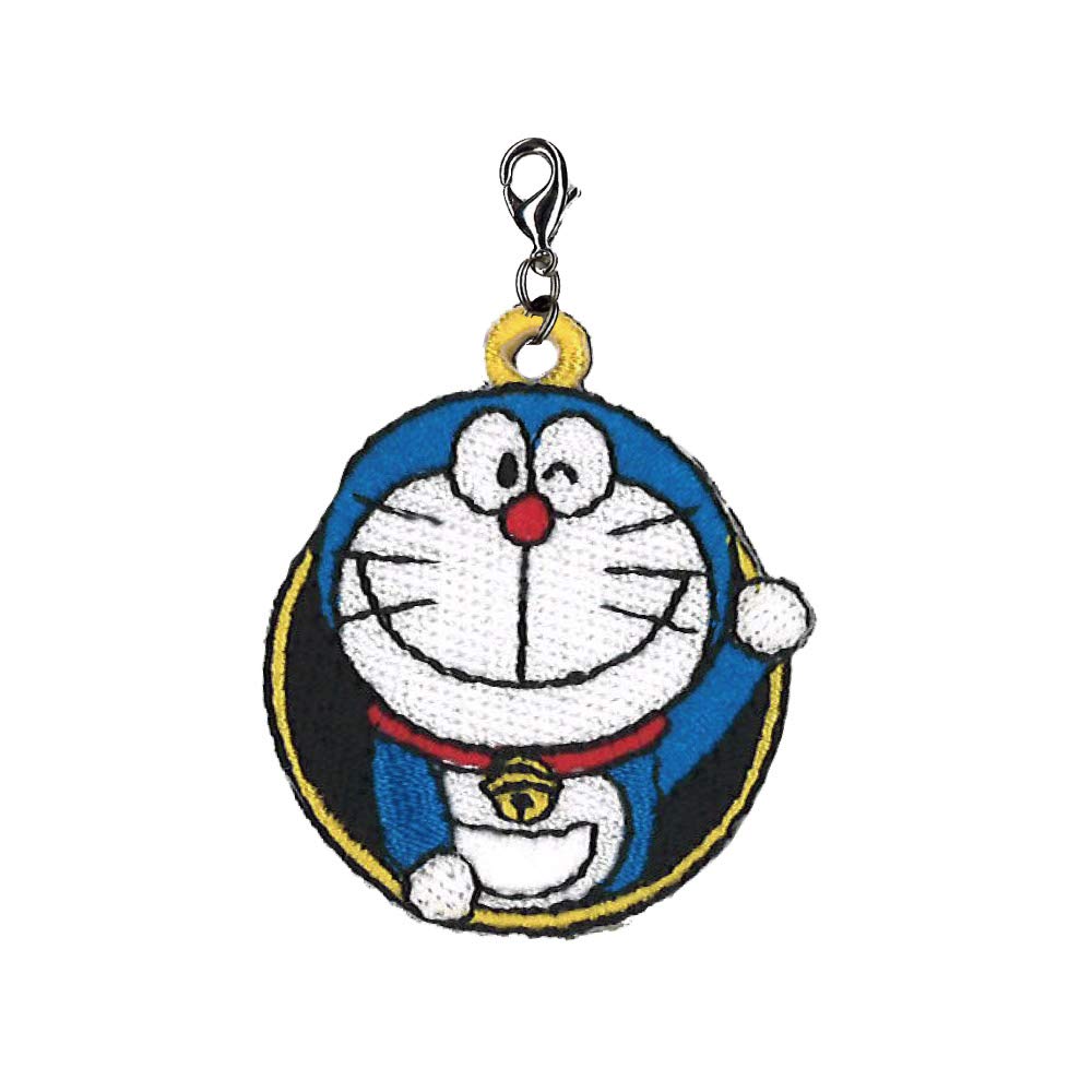 MINODA Doraemon Mini Charm Passing Through Hoop Collectible