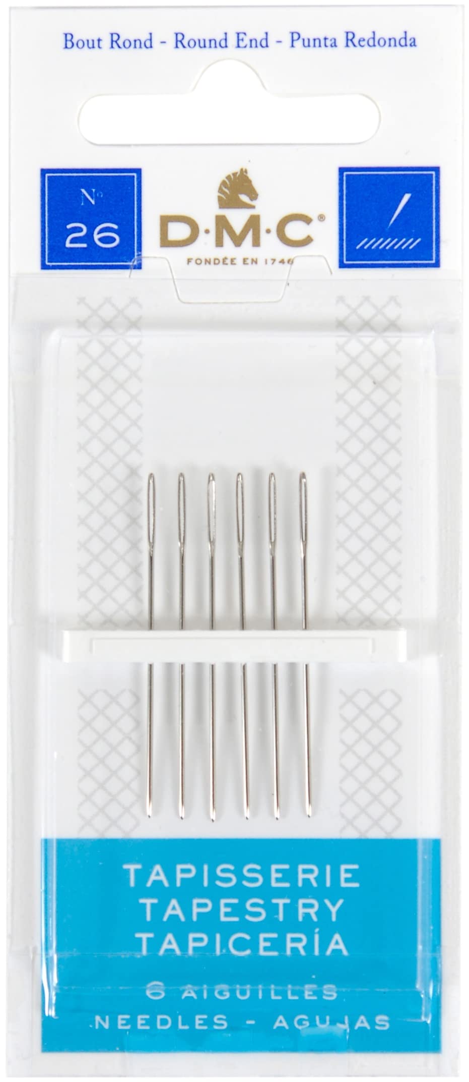 DMC Tapestry Needle Round End Size 26 for Japanese Model Kits