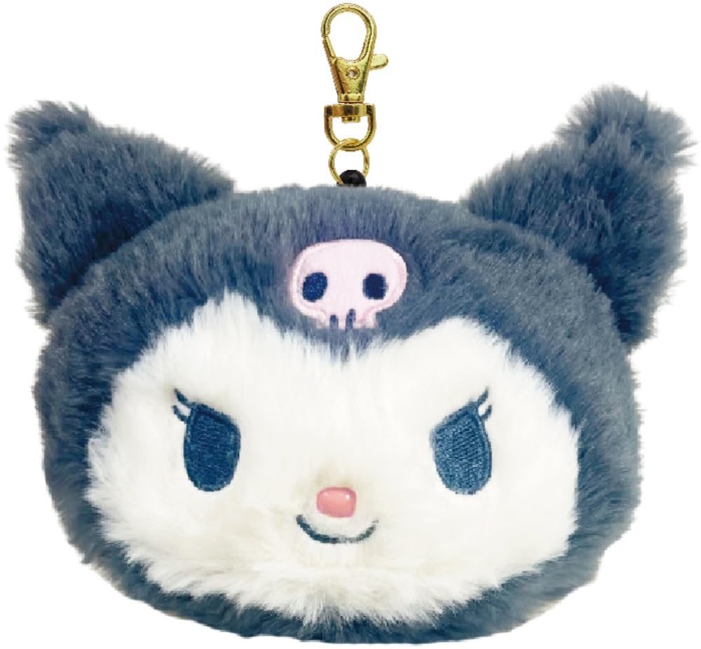 Nakajima Corporation Face Pass Case Kuromi Stylish Design Made in Japan