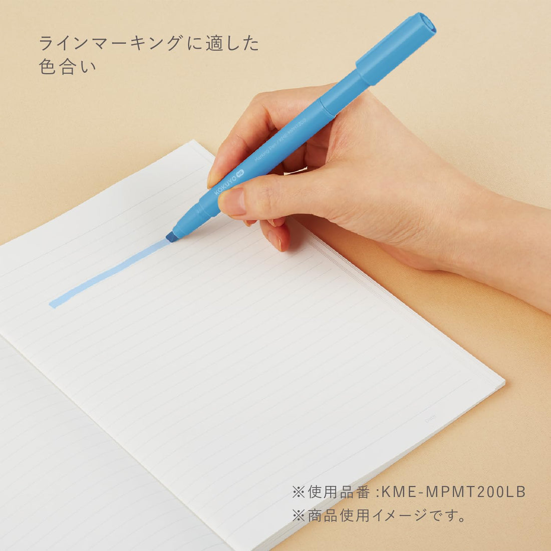 KOKUYO Stylo de marquage 2-en-1 KOKUYO ME, assortiment de 4 couleurs