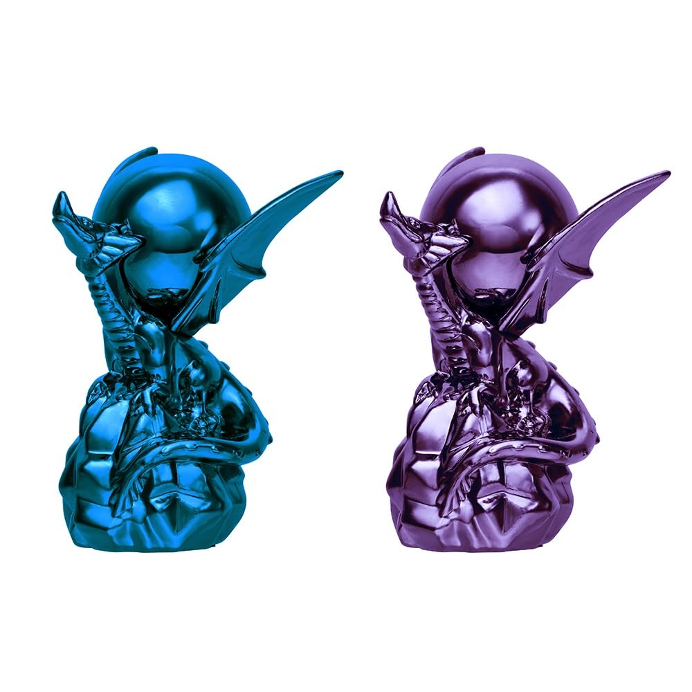 SQUARE ENIX Dragon Quest Metallic Items Gallery Blue Orb & Purple Orb, 2-Piece Set
