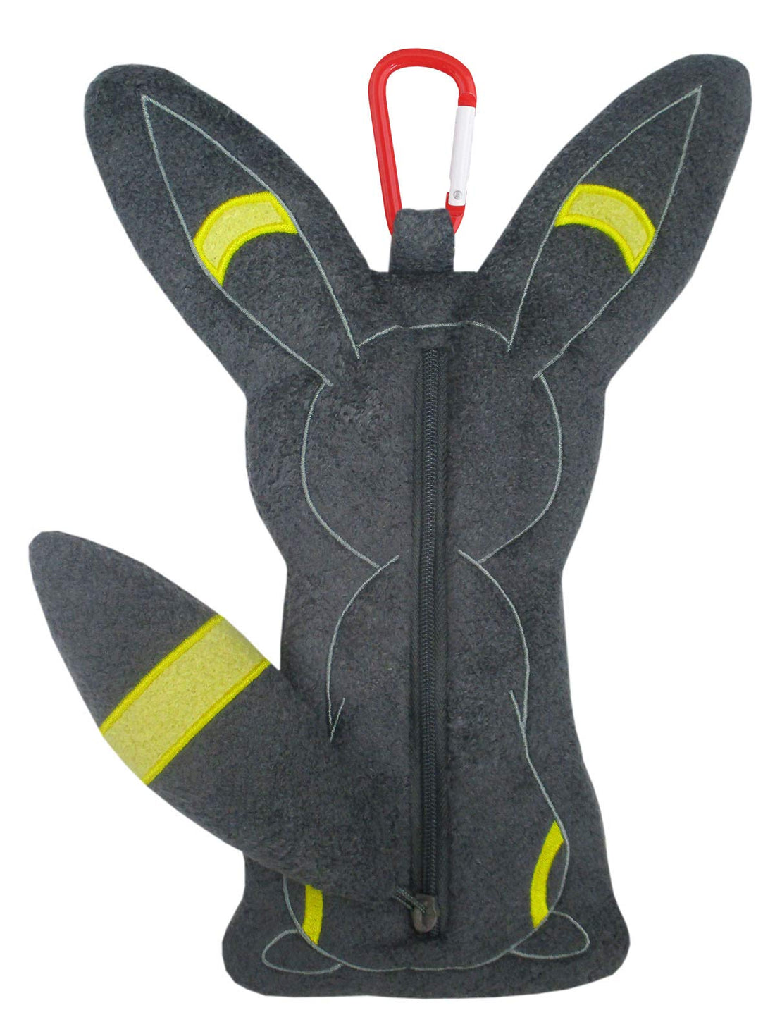 Sanei Boeki Pocket Monster Plush Pouch Black 17.5x3.5x25.5cm