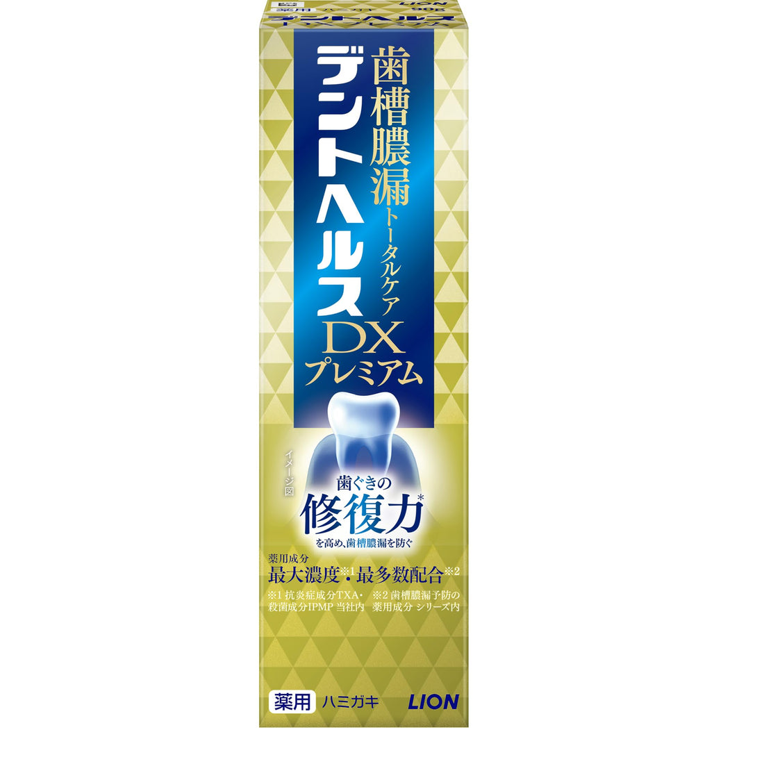 LION Denthealth Premium Toothpaste 90g with Natural Ingredients