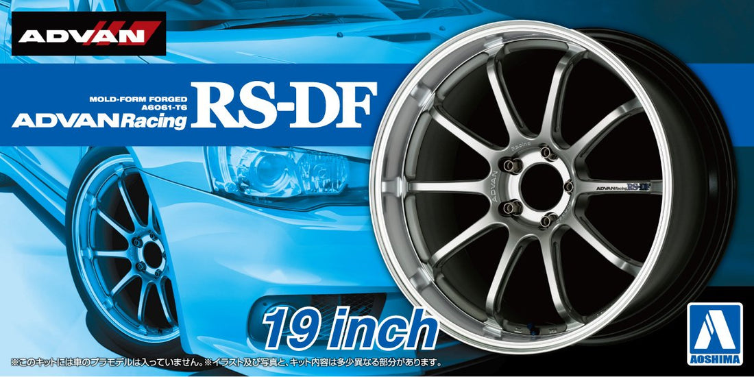 AOSHIMA 1/24 Advan Racing RS-DF 19-Inch Model Parts