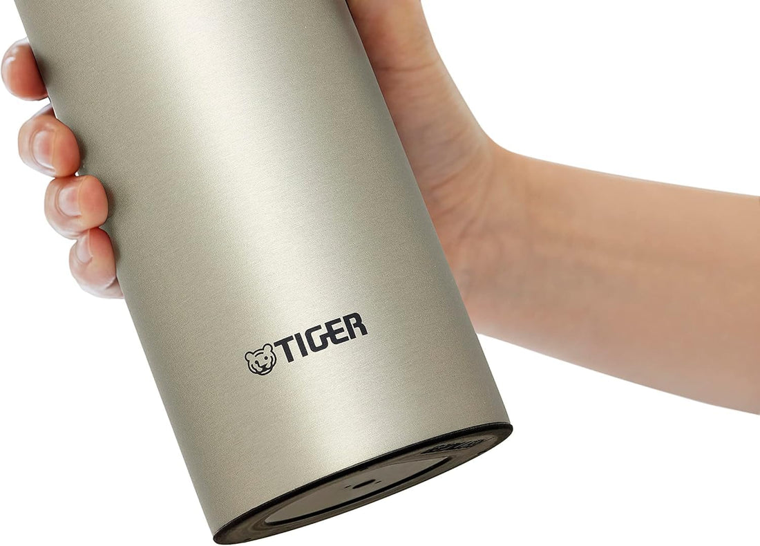 TIGER Stainless Steel Water Bottle 800ml Lightweight with Handle