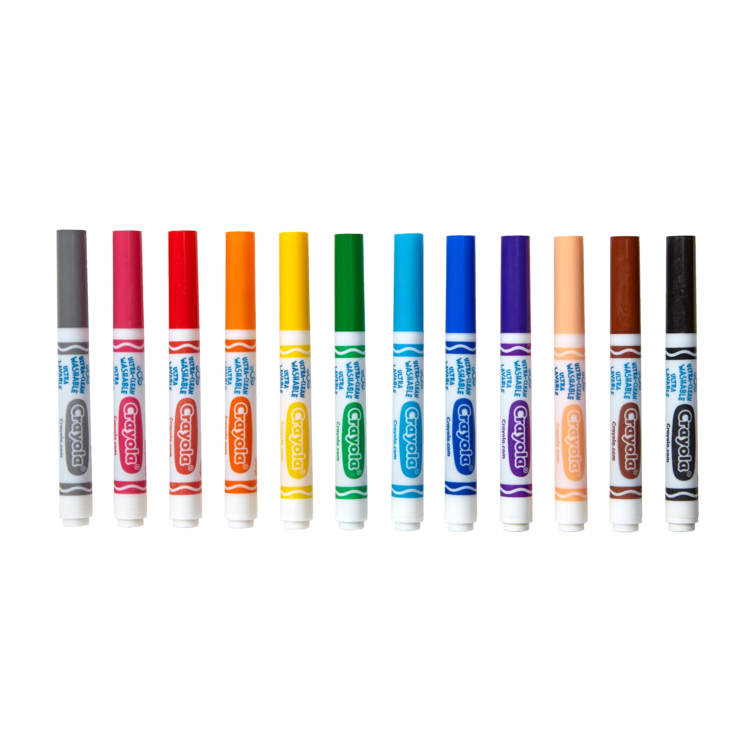 Crayola Washable Markers 12 Count Bold Tip for Creative Fun