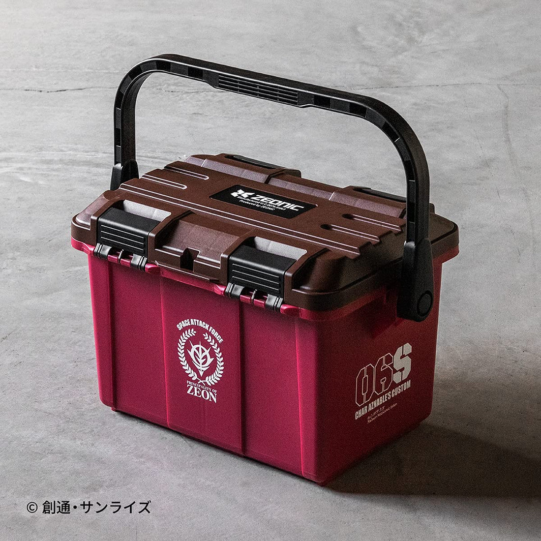 PLEX Gundam Toolbox 17L Char Aznable Red Model Kit Storage