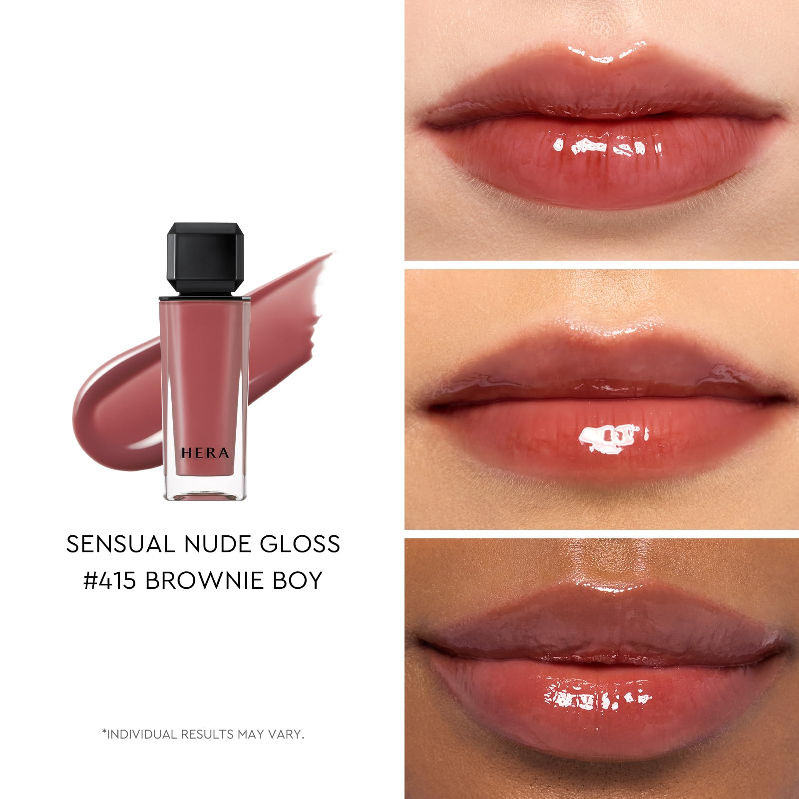 HERA Sensual Nude Gloss 415 Brownie Boy Luxurious Lip Gloss