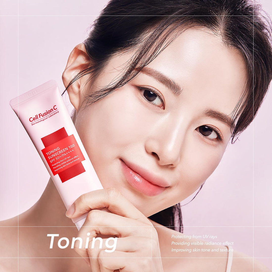 Cell Fusion C Toning Sunscreen SPF 50 PA 100ml for UV Protection