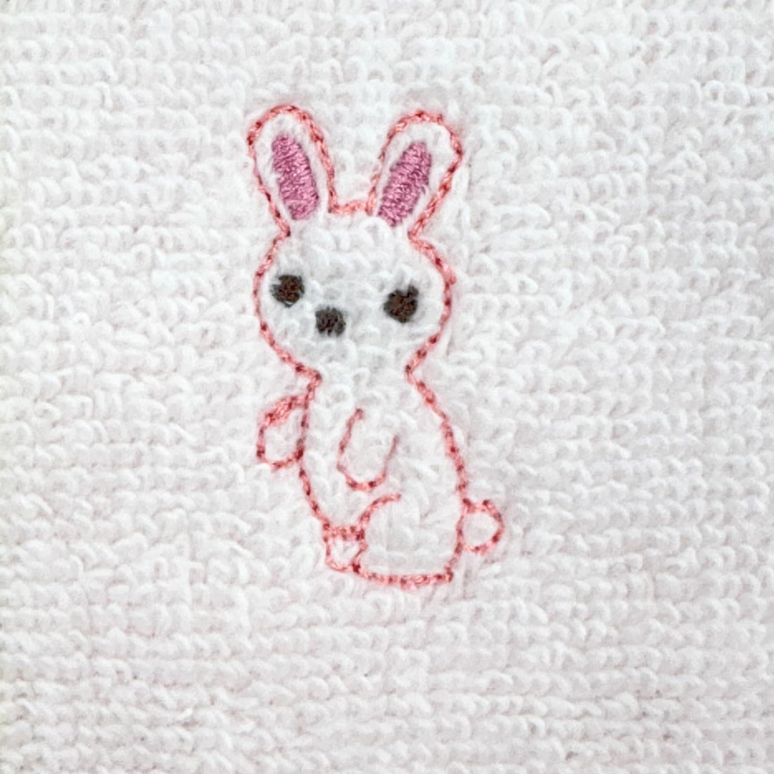 Hayashi Petit Fleur Rabbit Face Towel, Approx. 34 × 80 cm, FP535902