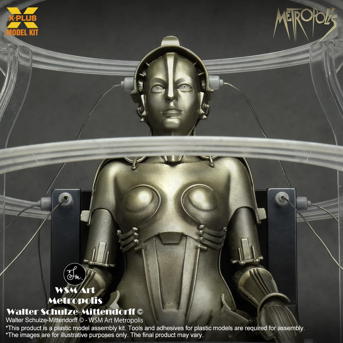 X PLUS Metropolis Maschinenmensch Model Kit 1/8 Scale Unpainted
