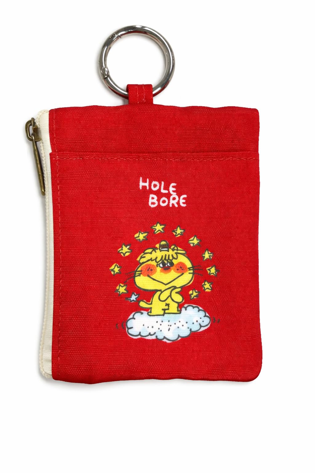 Watanabe Hana Carabiner Pouch Red for Collectors and Hobbyists