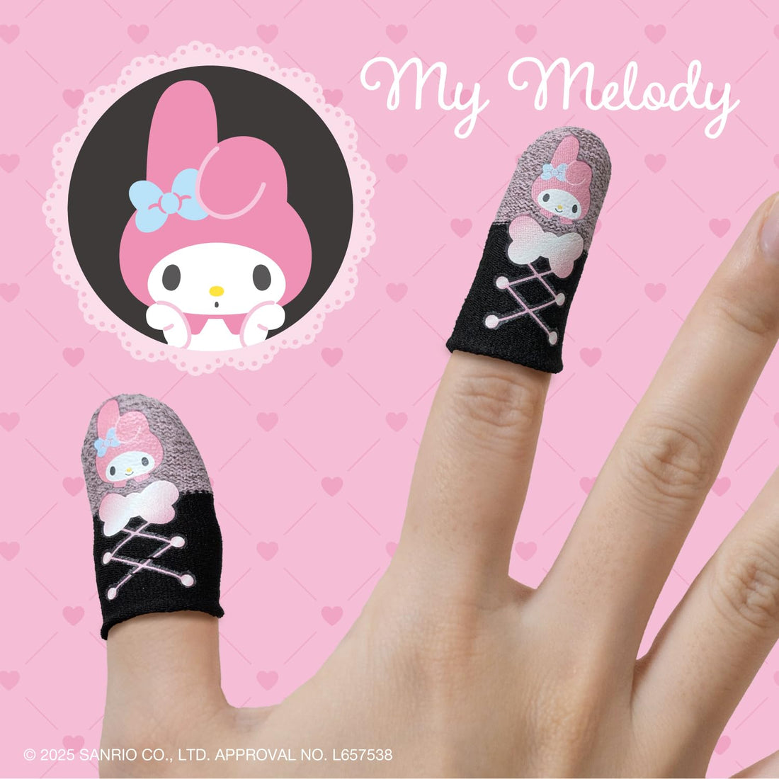 ALLONE Game Finger Sleeves Sanrio Characters My Melody 5 Pack