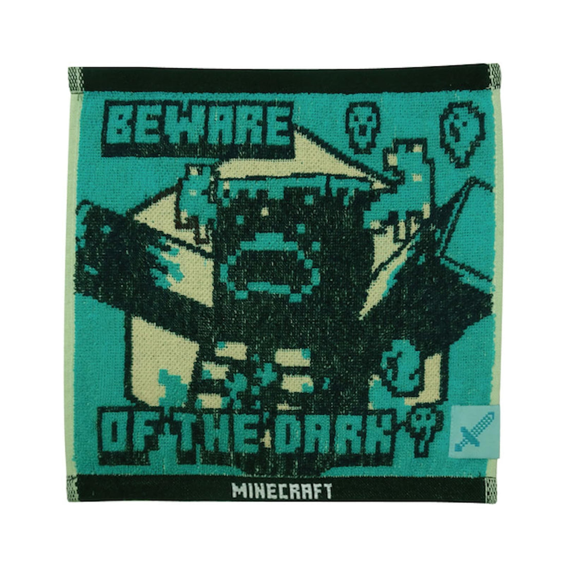 K Company Minecraft Warden Jacquard Mini Towel 30x30cm
