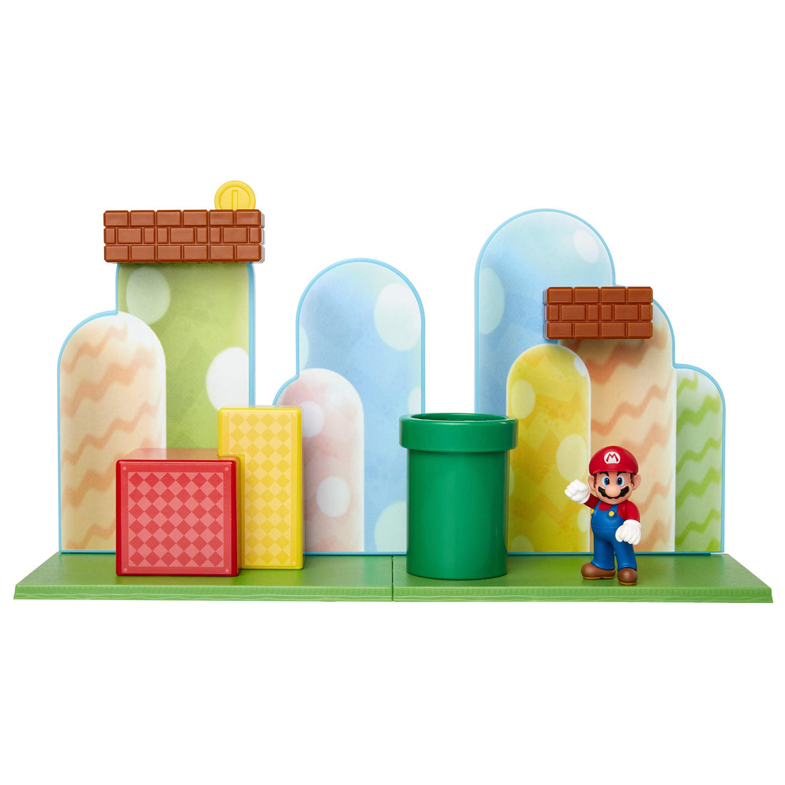 Sanei Super Mario Figure Collection Playset Mushroom Kingdom