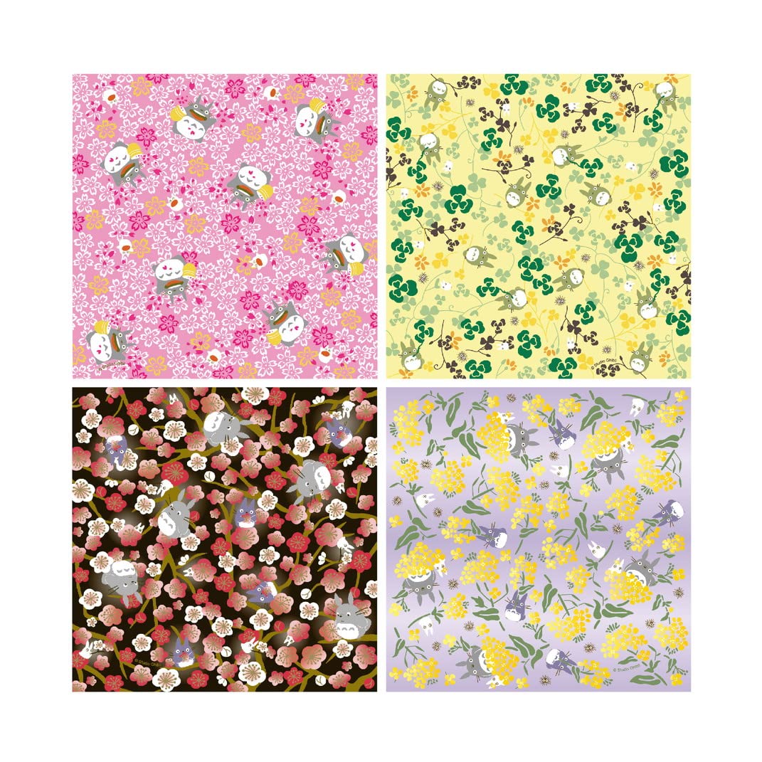 ENSKY Studio Ghibli Totoro Washi Chiyogami Paper Set Spring Edition