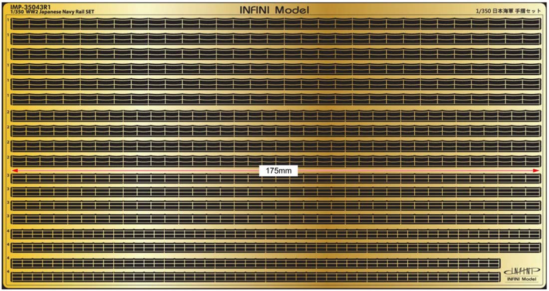 Infini Model 1/350 Scale Japanese Navy Handrail Model Parts