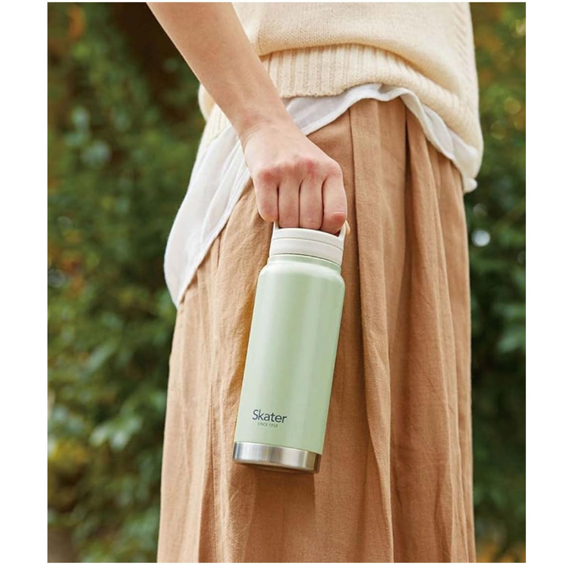 Skater Insulated Stainless Steel Mug Bottle 500ml with Screw Handle