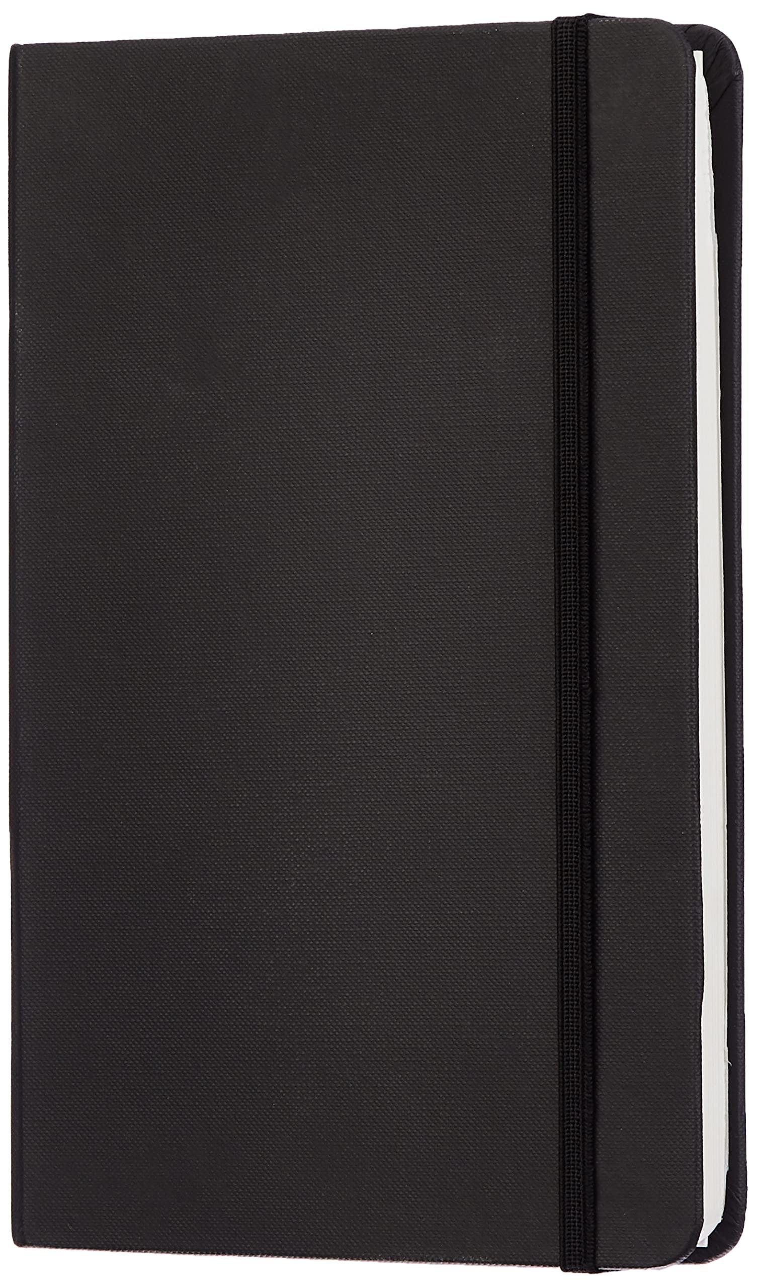 Amazon Basics Classic Notebook L Size 13cm x 21cm Black