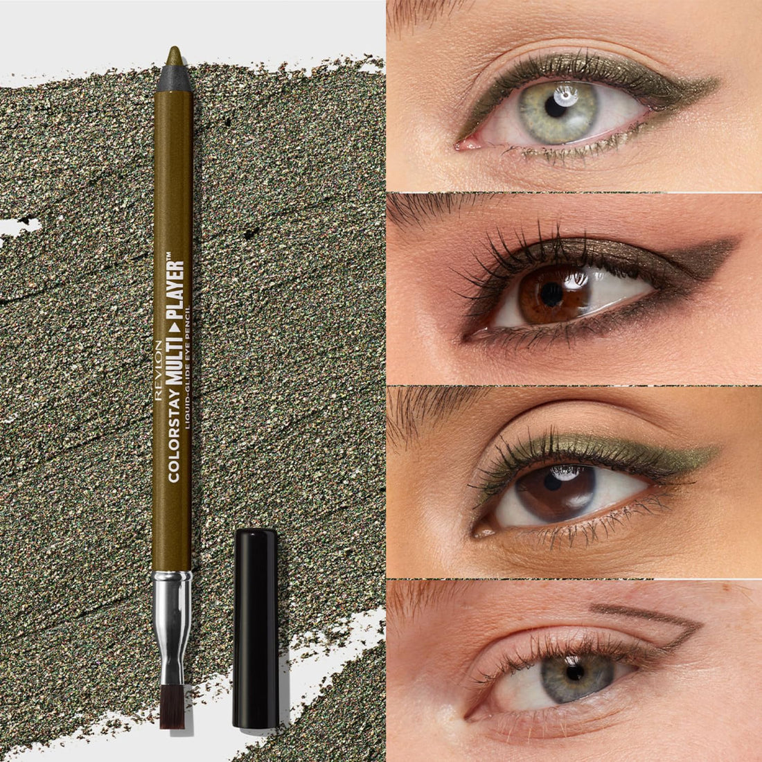 REVLON ColorStay Multi-Player Eye Pencil 0.9g Metallic Khaki
