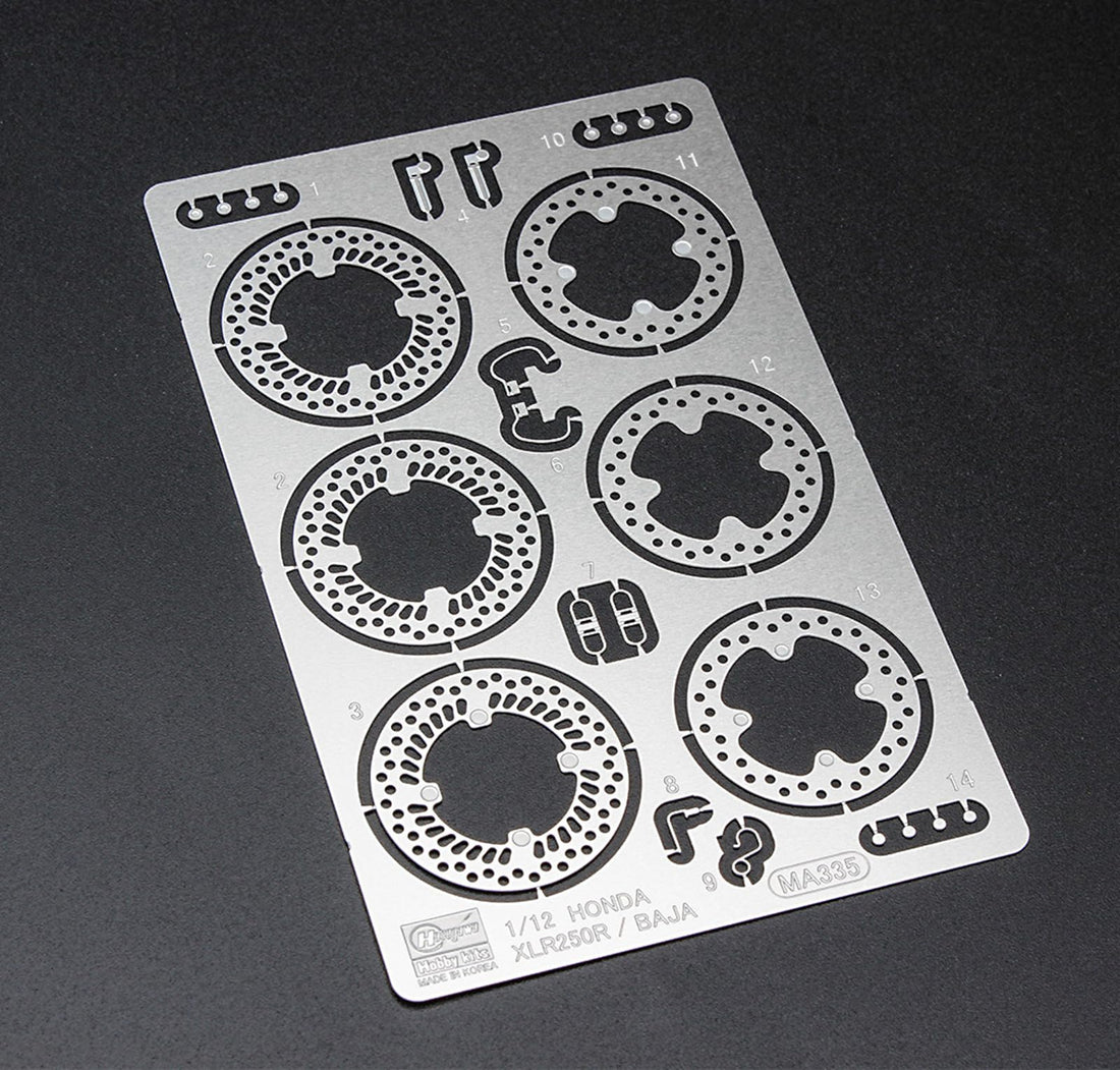 Hasegawa 1/12 Honda XLR250R XLR BAJA Etched Parts for Model Kits