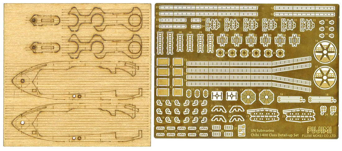 FUJIMI 1/350 Scale Upgrade Parts Set for I-400 Submarine