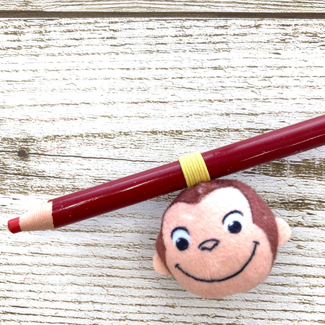 Gakken Sta:Ful Curious George Pencil Holder, George, 30 × 43 × 20 mm