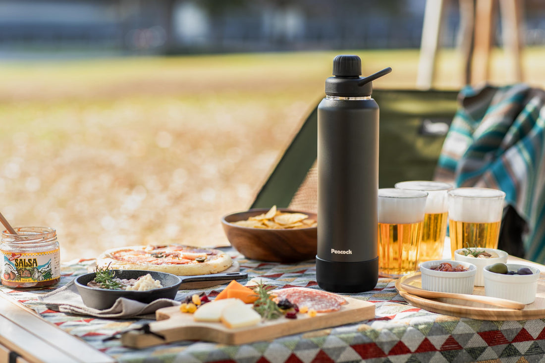 Peacock Insulated Bottle for Carbonated Drinks 1.2L