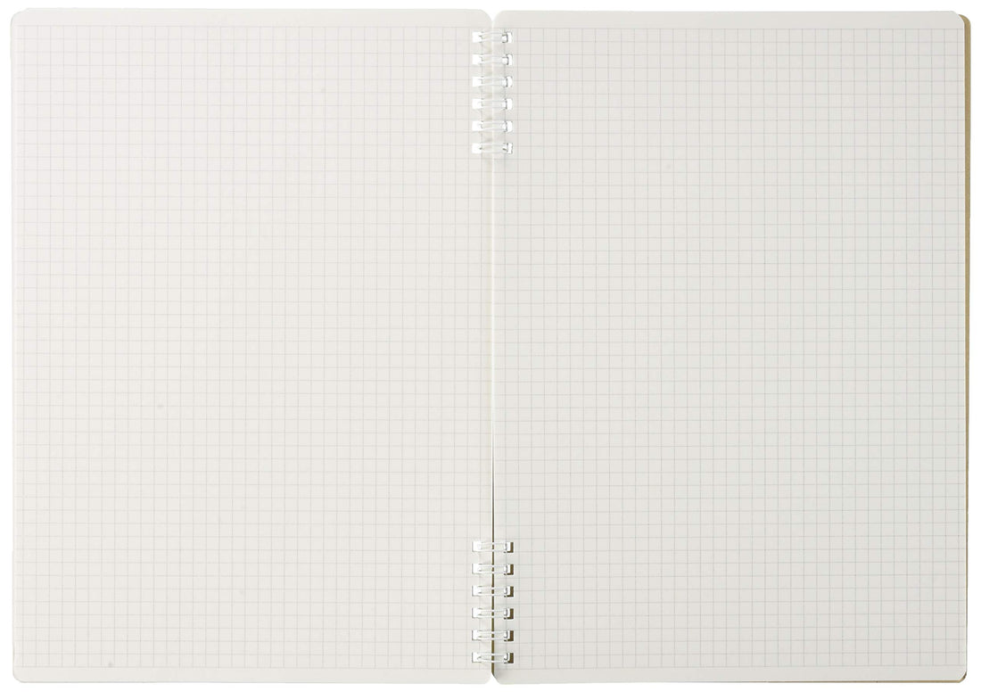 Nakabayashi Logical Air W-Ring Notebook, B5, 5 mm Grid, 40 Sheets, NW-B509S