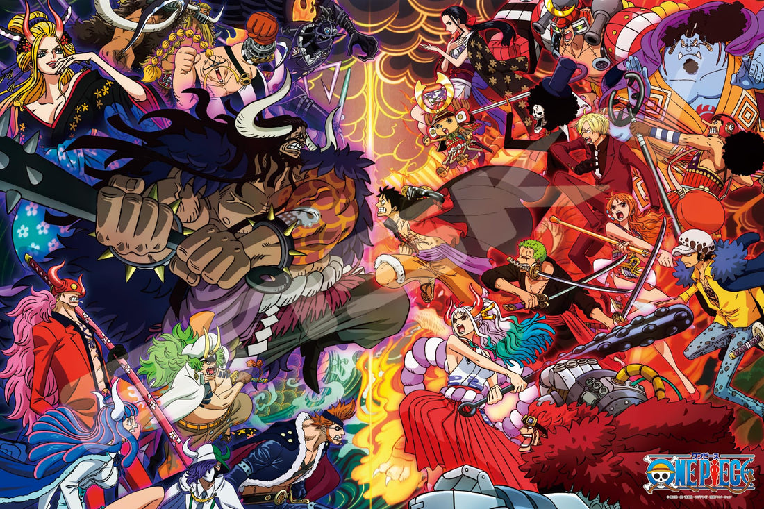 ENSKY One Piece 1000-Piece Puzzle Featuring Onigashima Battle Scene