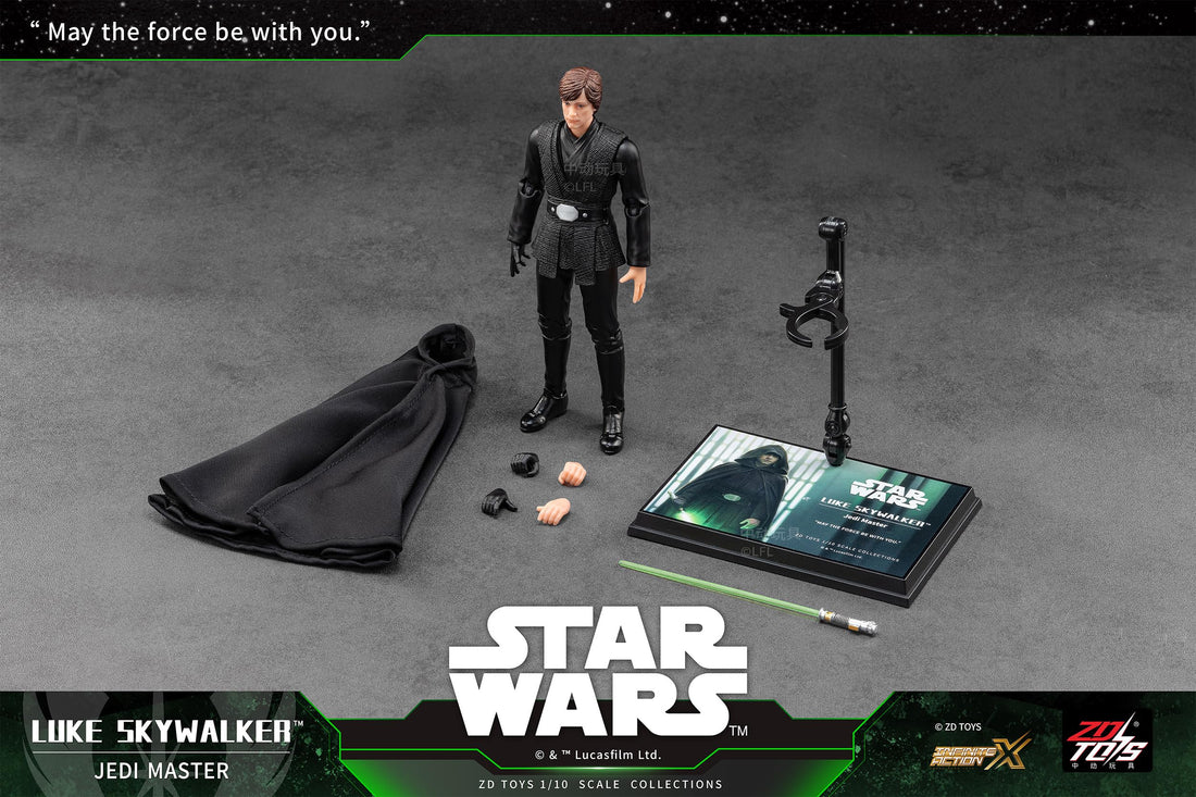 Zdtoys Luke Skywalker Action Figure PVC Model 1/12 Scale Collectible