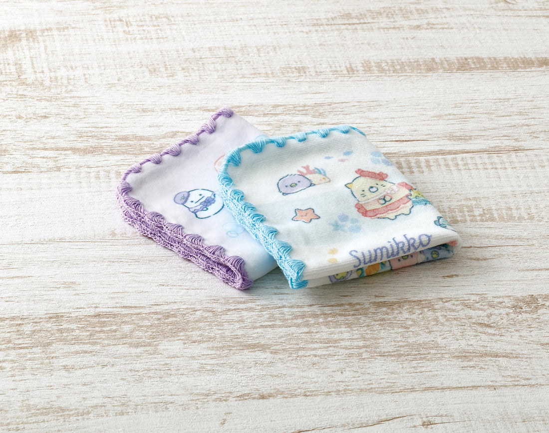 San-X Sumikko Gurashi Penguin Lagoon Mini Towel Soft and Cute
