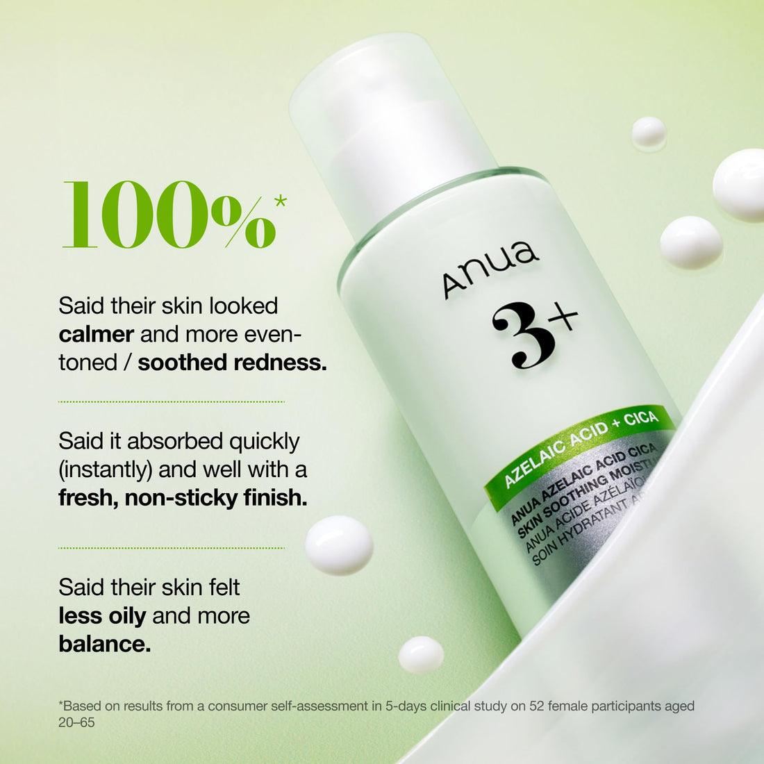 ANUA CICA Moisturizer with Azelaic Acid 100ml for Balanced Skin